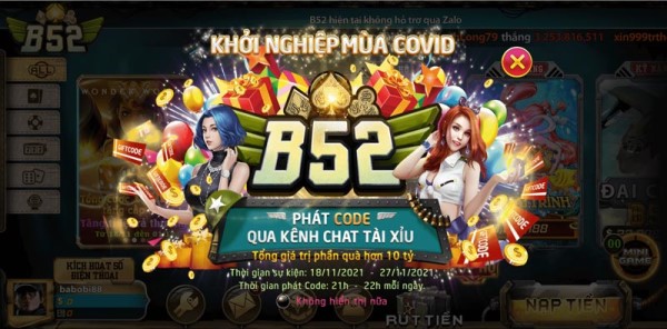 Các khuyến mãi cực shock tại Nhà Cái B52 dành cho người chơi mới